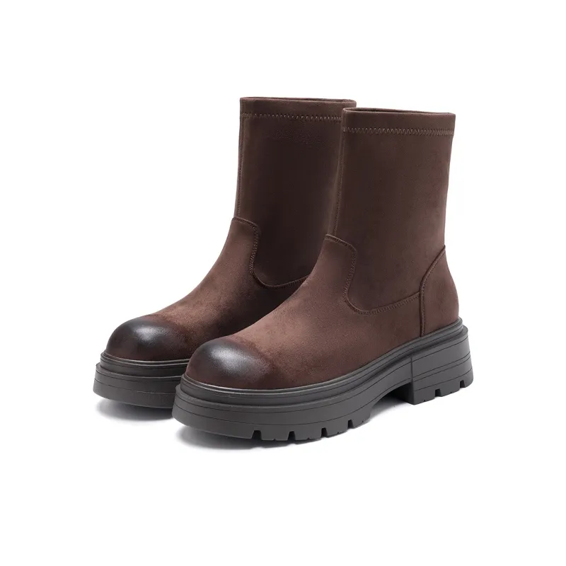BAIJIHONG Ankle Boots 5cm Women's-1