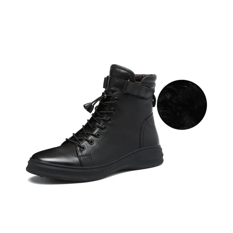 Kemaron Ankle Boots Men Black/White-22