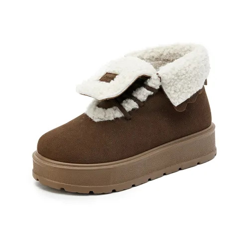 La Chapelle Thermal Snow Boots Women's Brown
