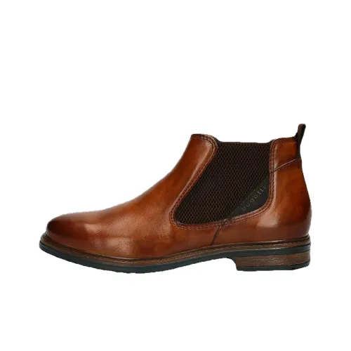 Bugatti Short Chelsea Boots Men's Brown