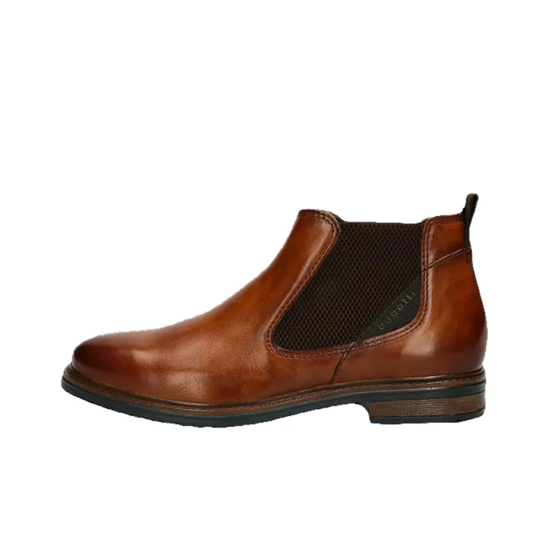 Bugatti Short Chelsea Boots Men's Brown-0