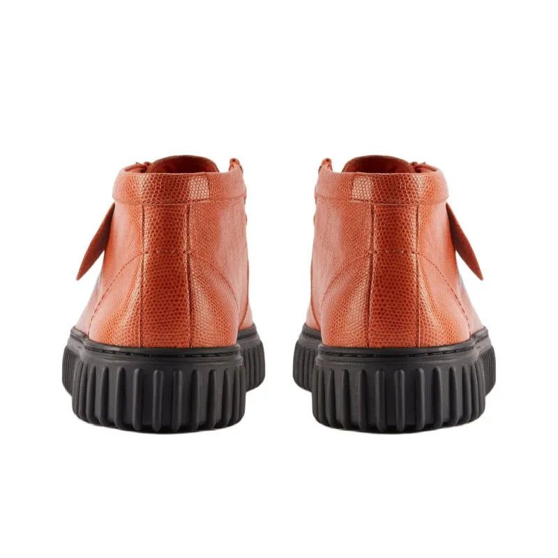 Martine Rose x Clarks Wallabee Ankle Boots Unisex Orange-4