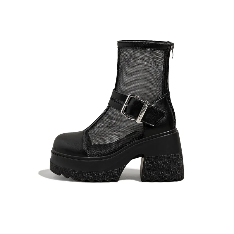 A Poinsettia Princess Ankle Boots Women's-5