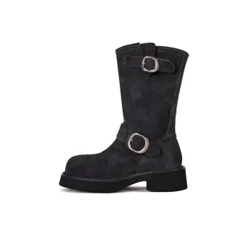 Uncle's House Ankle Boots 4cm Women's Black
