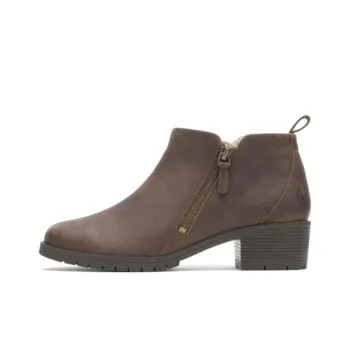 Hush Puppies Ankle Boots 7.5cm Unisex Brown