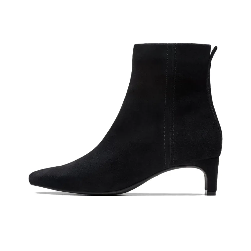 Clarks Edina Up Ankle Boots Women's Black-0