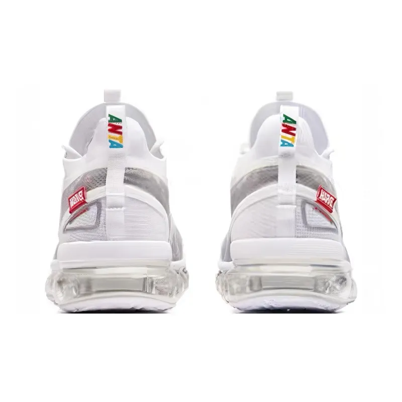 MARVEL x Anta SEEED Cushioning, Slip Resistant, And Abrasion Resistant Low Top Running Shoes Men's White-4