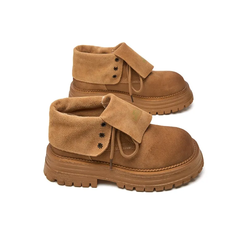LONSDALE Short Martin Boot Women's Brown-3