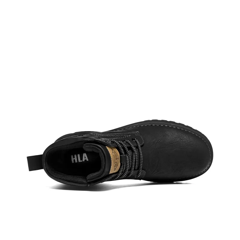 HLA Martin Boots Men Brown, Black-2
