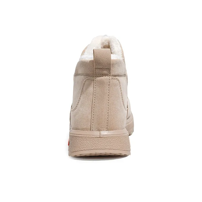Warrior Warrior Warm Wear Resistant Slip Resistant Short Snow Boots Women's Beige-3