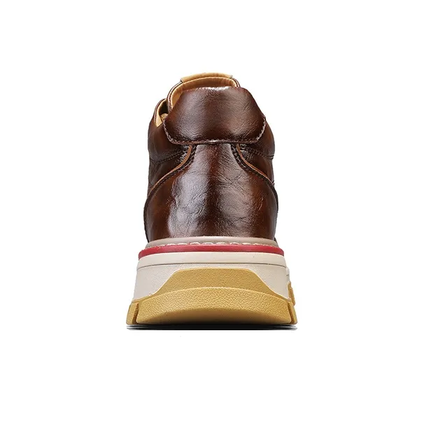 G.N.SHIJIA Short Martin Boot 5CM Men's-3