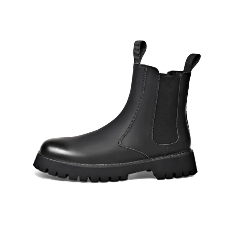 GZZ Chelsea Boots Men Yellow/Black-15