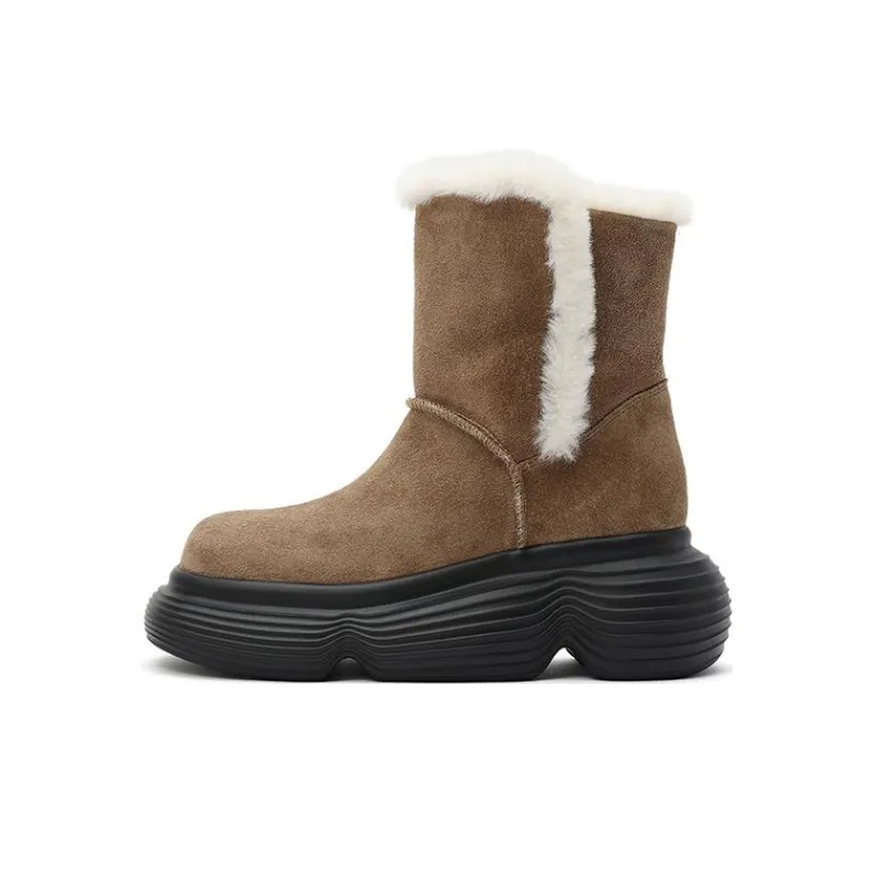 DAPHNE LAB Lollipop Series Short Snow Boots Women's-5