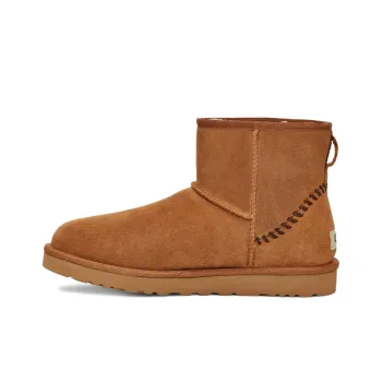UGG Classic Mini Deco Suede Boot 'Brown'