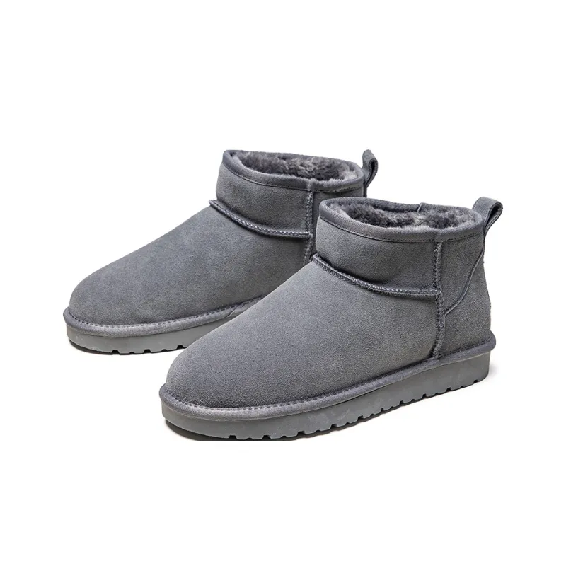 WEISHIBANGWEI Warm And Wear Resistant Crew Snow Boots Men's-1