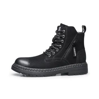 Wen Nai Short Martin Boot Men's Black