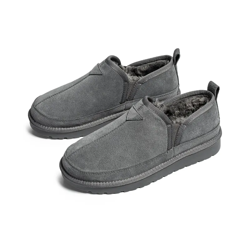 WEISHIBANGWEI Warm Ankle Length Snow Boots 3cm Men's-1