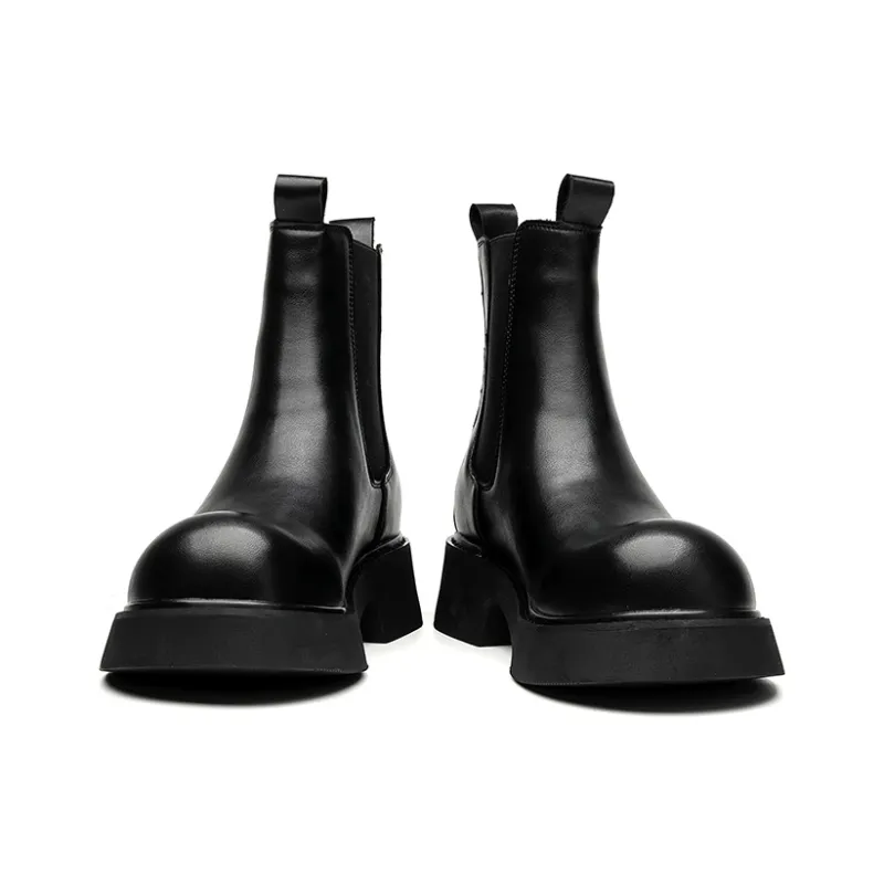Aquarius Crew Chelsea Boots Men's Black-1