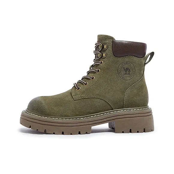 CAMEL Danxia Fleece-Lined Martin Boot 4.5CM Women's-0
