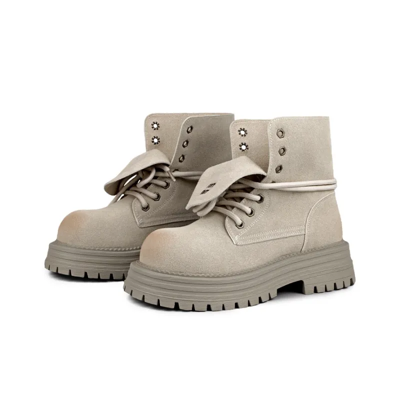 Y6T Ankle Boots Women's Camel/Beige-11