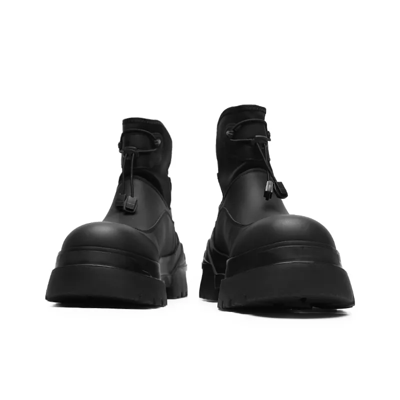 YEDANI Ankle Boots Men Black-2