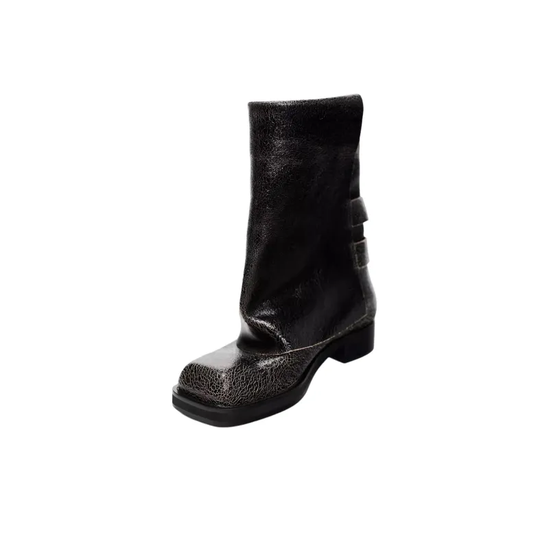 ZARA Ankle Boots 4cm Women's Brown-2