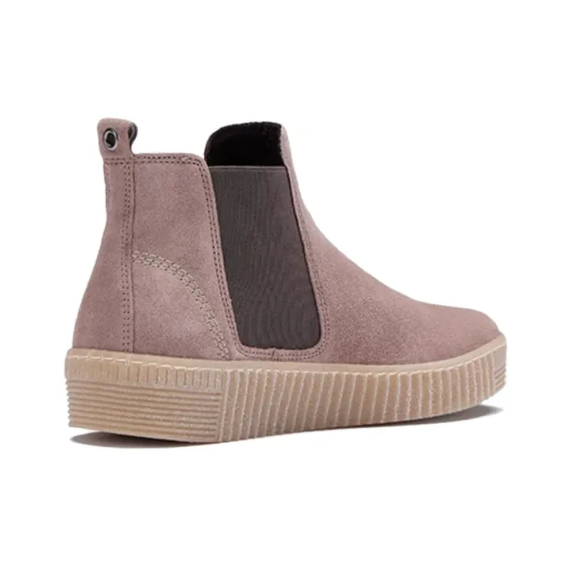 Gabor Jollys Short Chelsea Boots 3.5cm Women's Pink-2