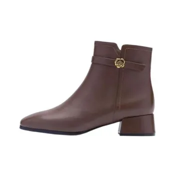 Satchi Ankle Boots 4cm Women's Coffee