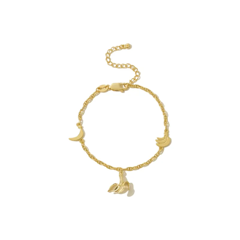 ALFIR 925 Sterling Silver Gold Plated Bracelets Unisex-4