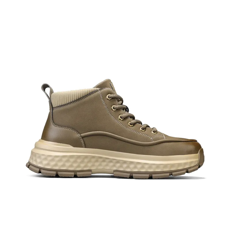 G.N.SHIJIA Short Martin Boot 5CM Men's-9