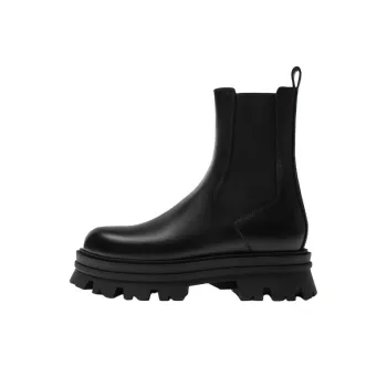 ZARA Crew Chelsea Boots Men's Black