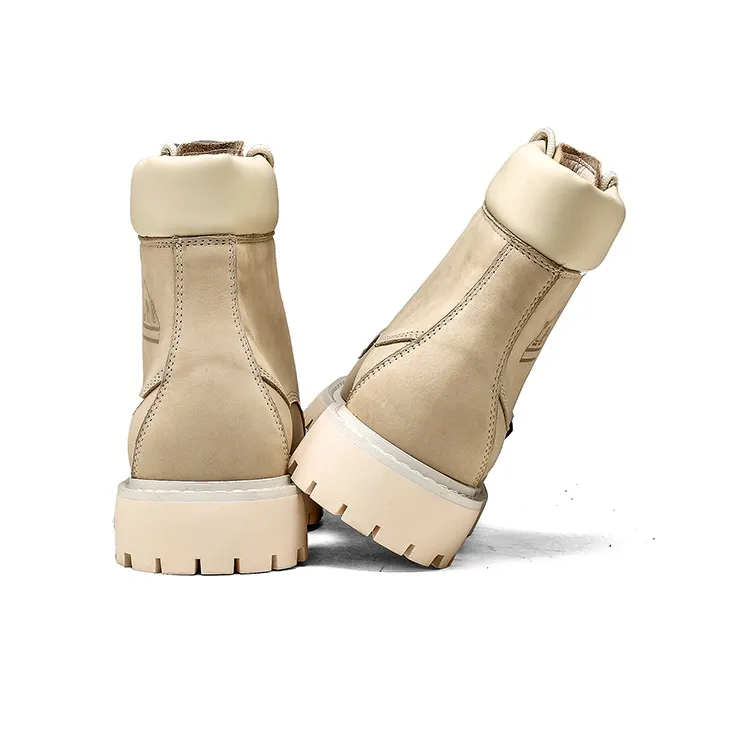 Lee Yellow Boots Short Martin Boot Unisex-8