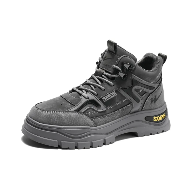 Binary Short Martin Boot Men's Gray-2
