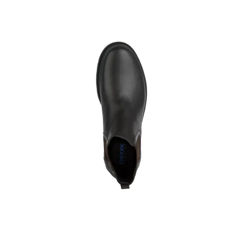 GEOX Spherica EC1 Short Chelsea Boots Men's Dark Brown-4