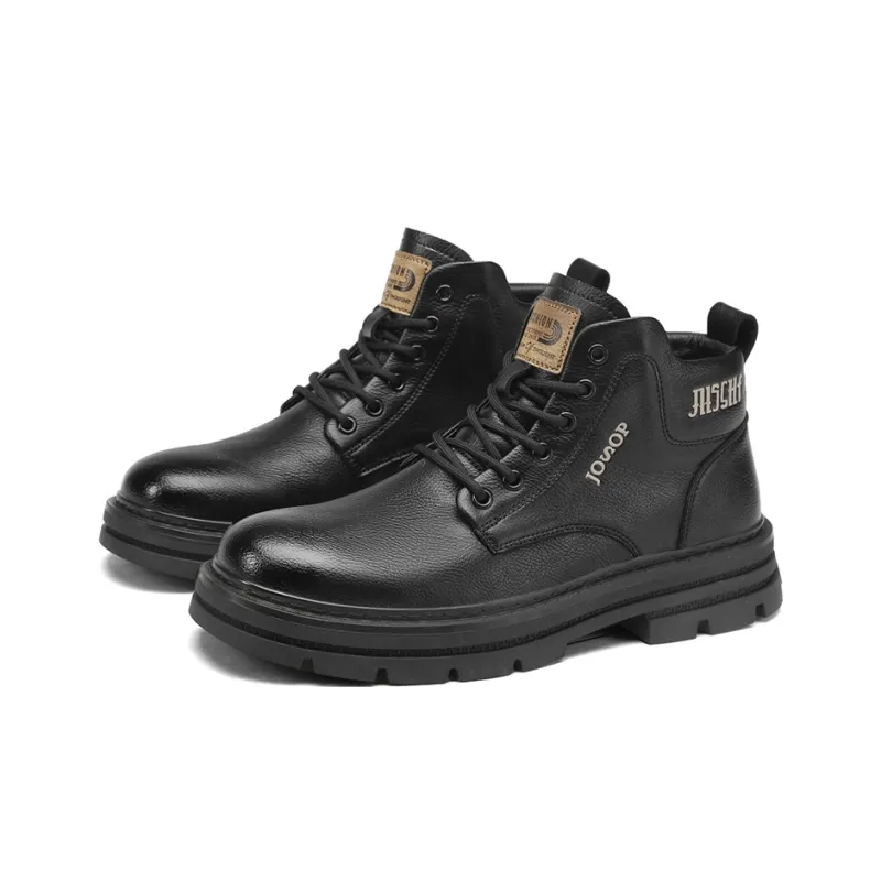 Abango Martin Boots Men Light Brown, Khaki, Black-8