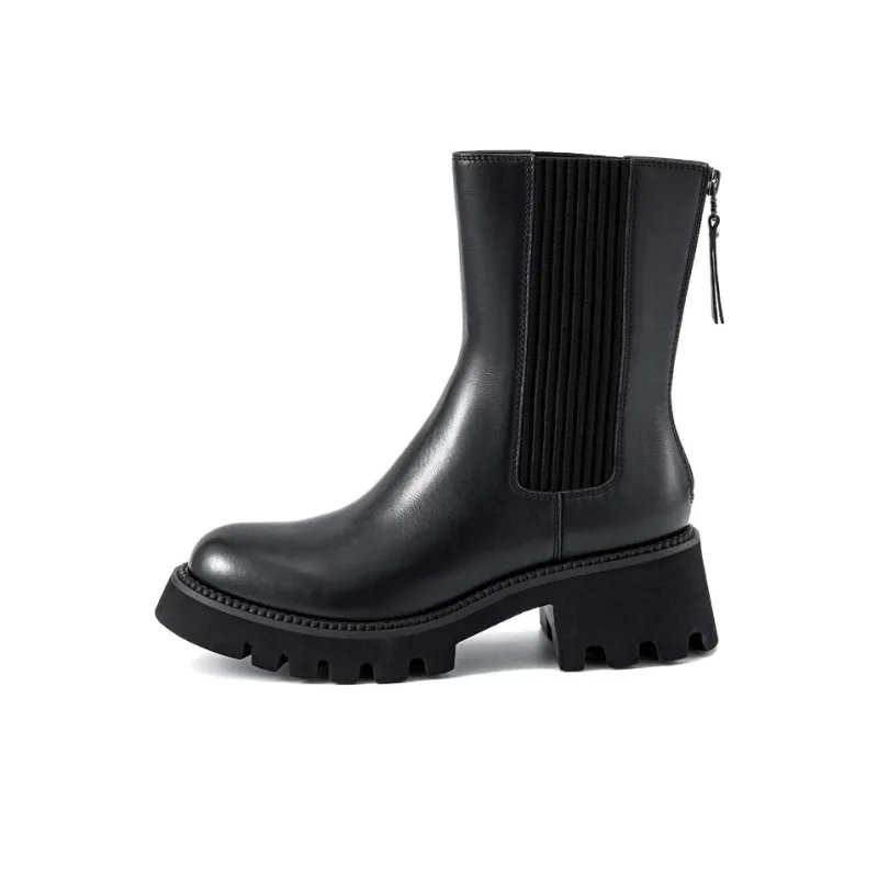 SAM EDELMAN Short Chelsea Boots Women's Black-0