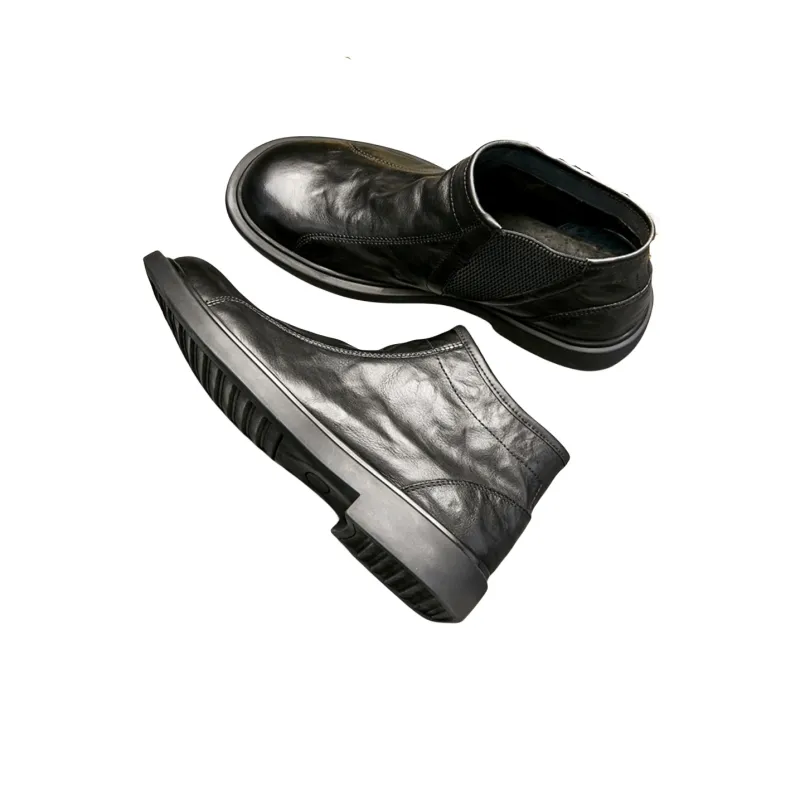 Brounvanm Martin Boot Ankle Boots 4CM Men's-3