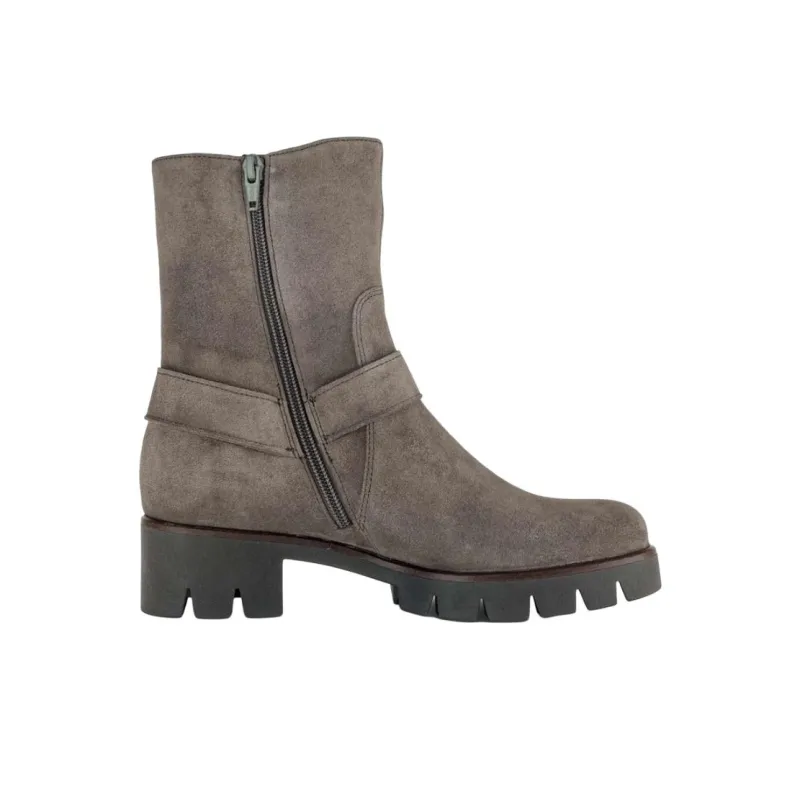 Gabor Ankle Boots Women's Gray Brown-1