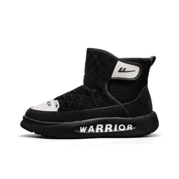 Warrior Warm Slip Resistant Short Snow Boots Men's Black