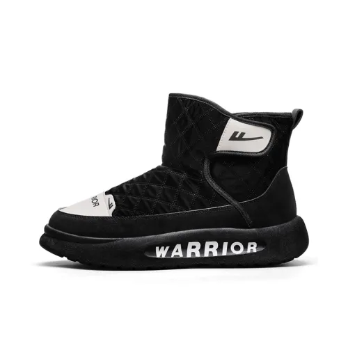 Warrior Warm Slip Resistant Short Snow Boots Men's Black