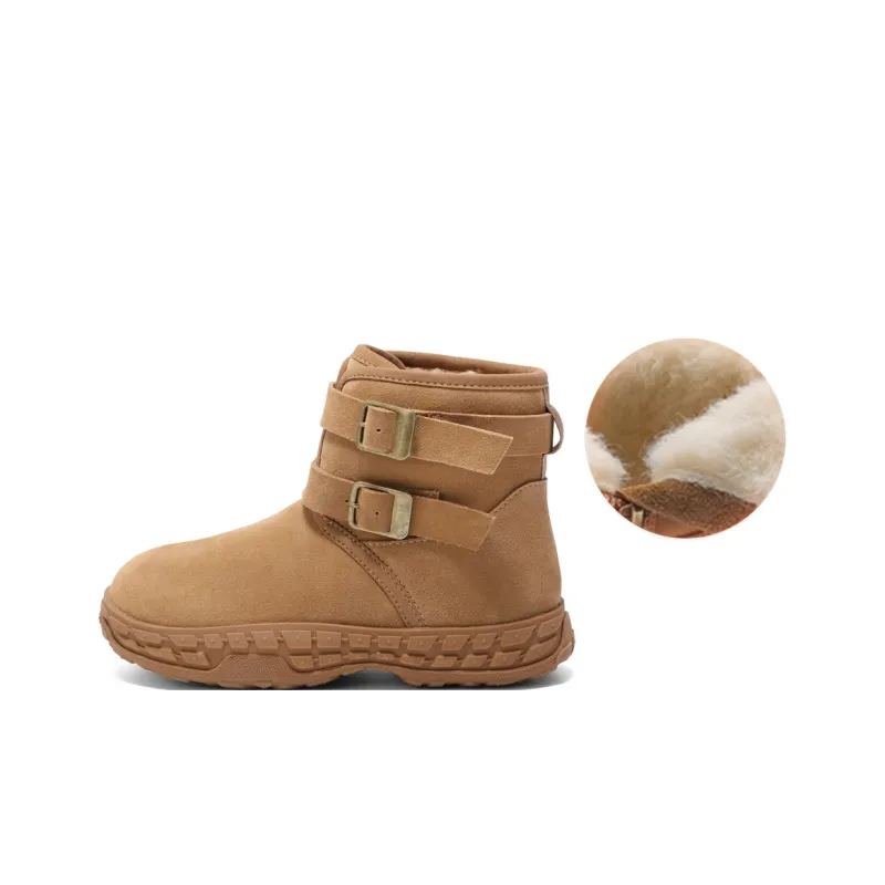 BELLE Abrasion-Resistant Slip-Resistant 12cm Snow Boots Women's-6