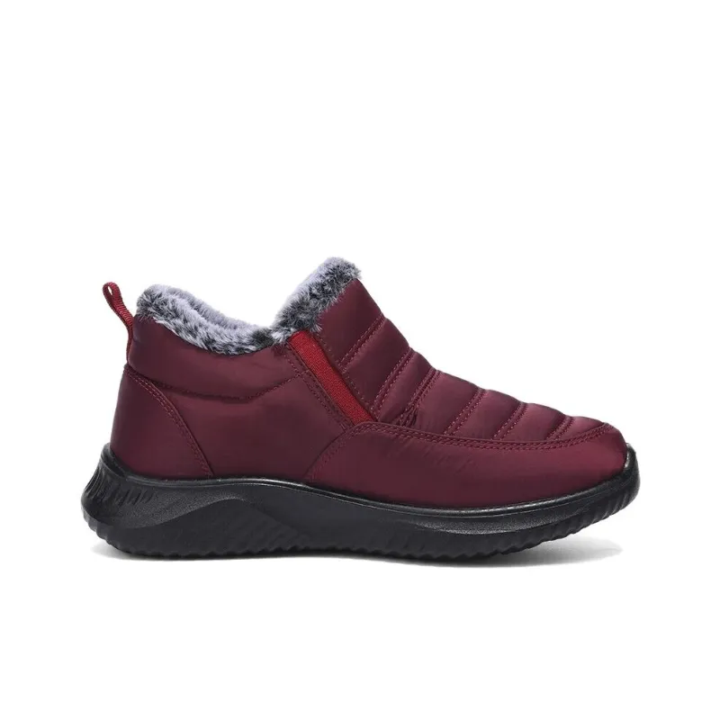 Warrior Ankle Length Snow Boots Women's Red-2