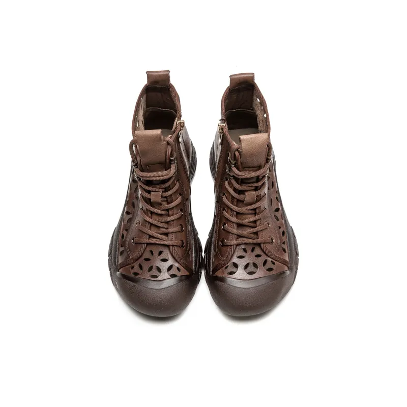MATA Ankle Boots Women's Brown/Khaki-3