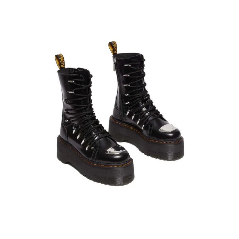 Dr.Martens Jadon Hi Ltt Max Leather Platform Boots 'Black' Women's-2