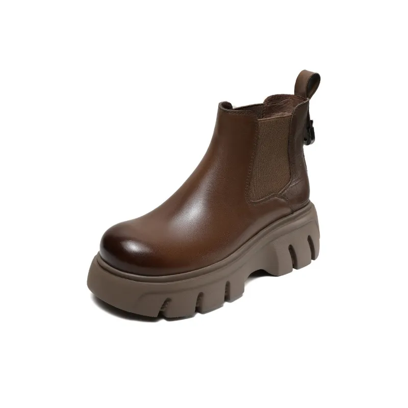 Devanro Short Chelsea Boots 6.0cm Women's-7
