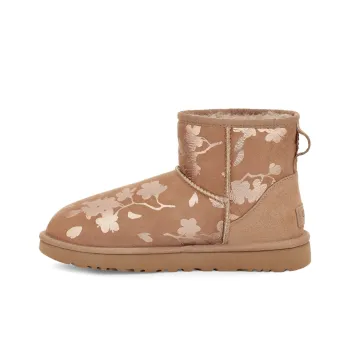 UGG Classic Mini Floral Foil Fleece Lined Women's