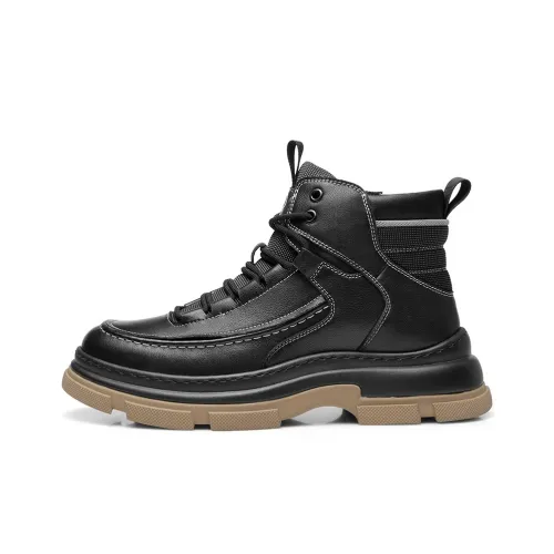 Strongman 3515 Men
s Boots Winter Warm Work Boots Northeast Cold-Resistant Snow Boots Platform Trendy