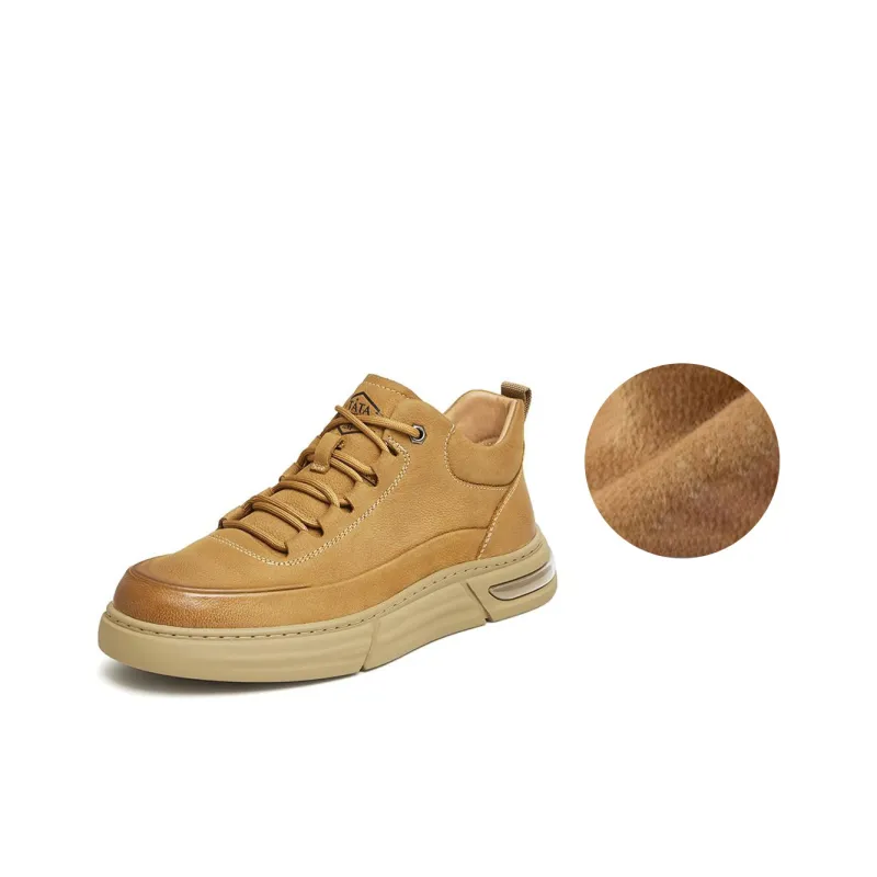 TATA Ankle Boots Men Solid Color-1