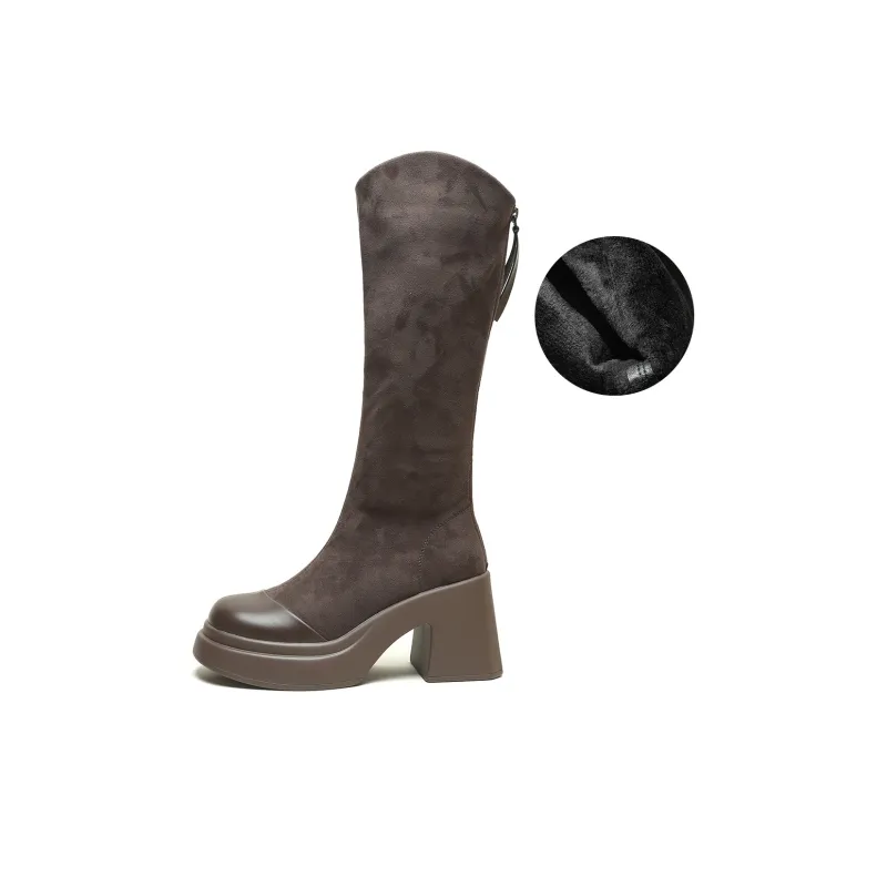 Mulinsen Knee-high Boots 8.5cm Women's-7