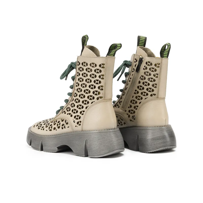 PIERCE GENTRY Ankle Boots 5.5cm Women's-8